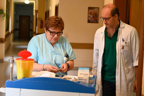 Due persone alla preparazione